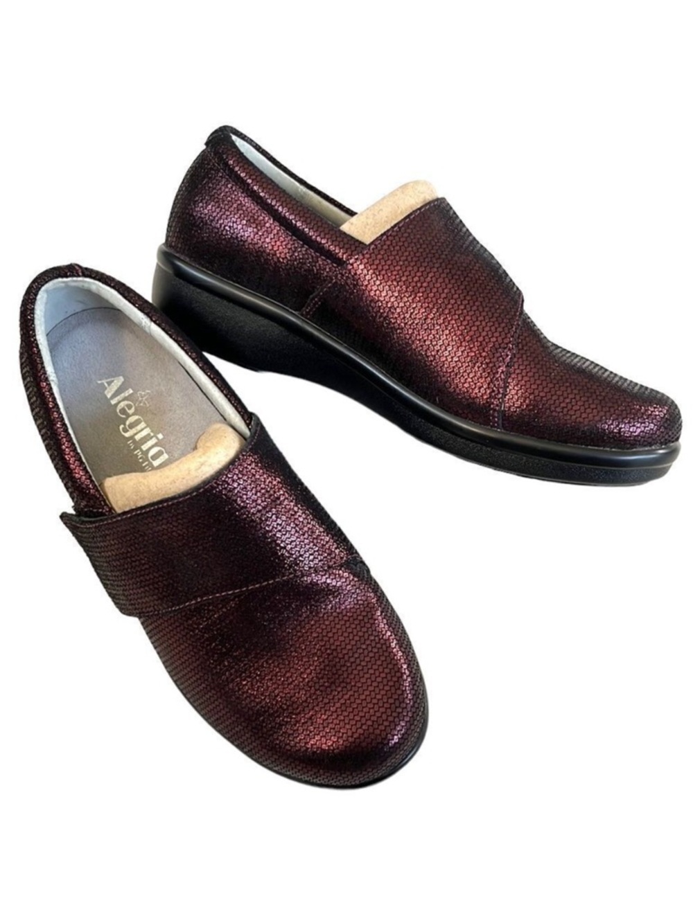 Like New Alegria Leather Loafers - Wide Width